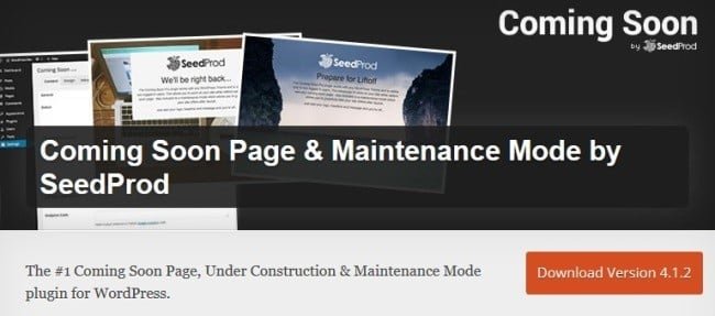 Maintenance Mode by SeedProd : Maintenance mode Plugins