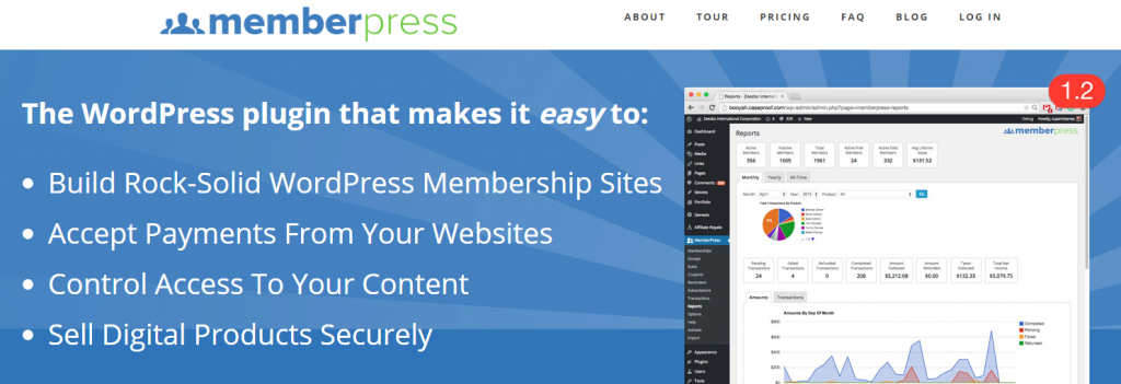 MemberPress : Free Membership plugin