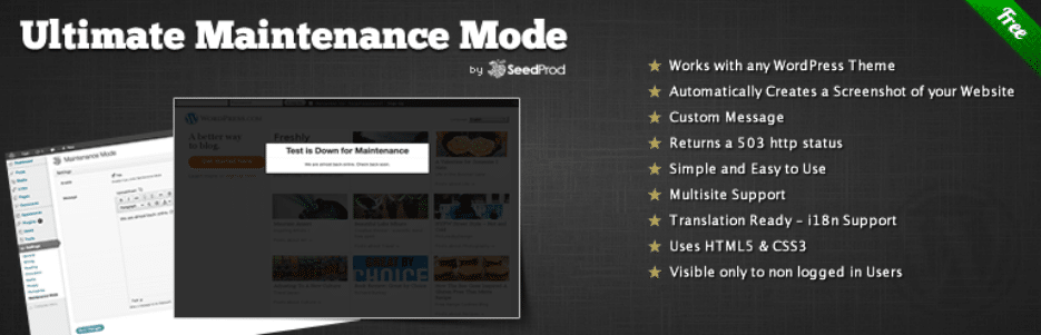 Ultimate Maintenance Mode — WordPress Plugins
