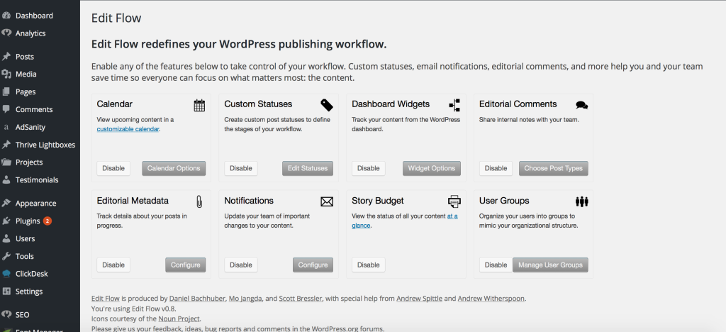 Editorial Workflow Management