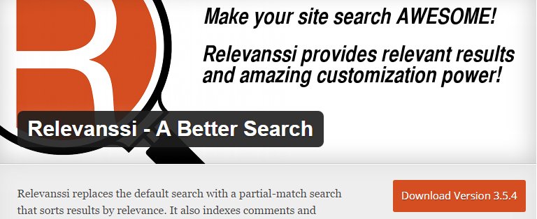 relevanssi- WordPress Search Filter Plugins