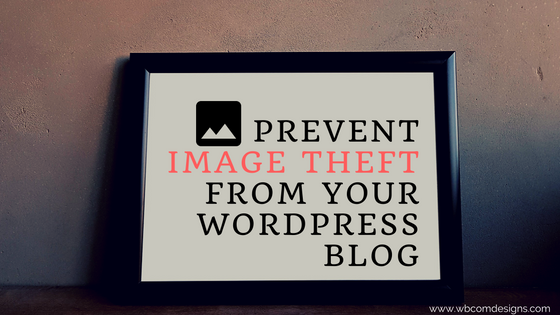 Prevent Image Theft from your WordPress Blog