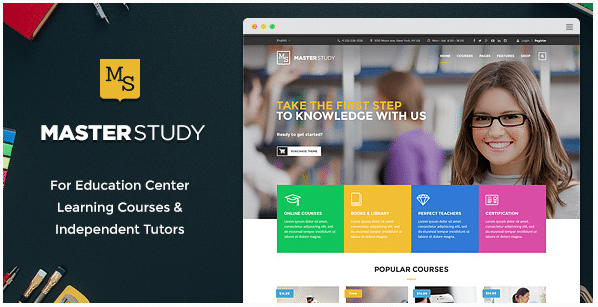 Masterstudy: Educational Institutions Theme