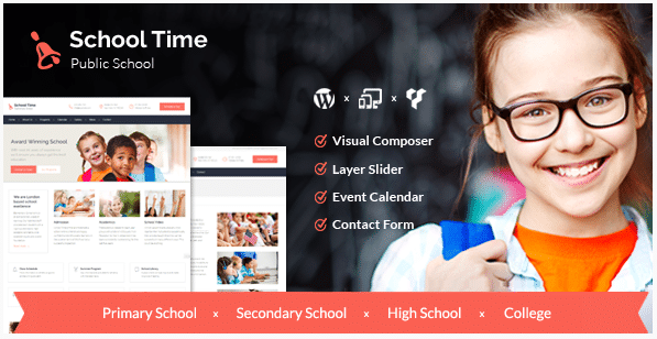 School Time - Modern Education institutions Theme