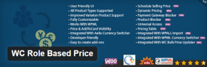 WooCommerce Role Based Price: WooCommerce plugin