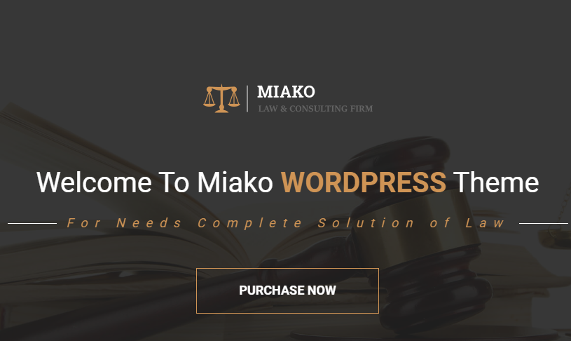 Miaku Solicitor WordPress Theme