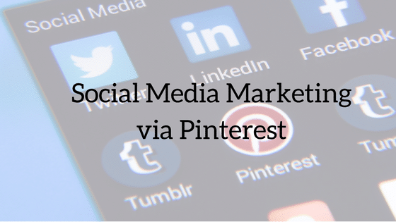 Social Media Marketing via pinterest