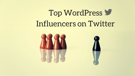 Top Wordpress Influencers on Twitter