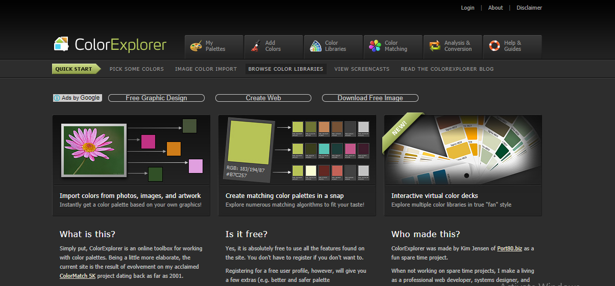 Website Color Scheme