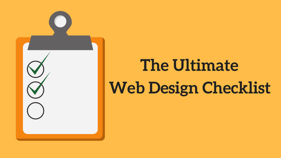 The Ultimate Web Design Checklist