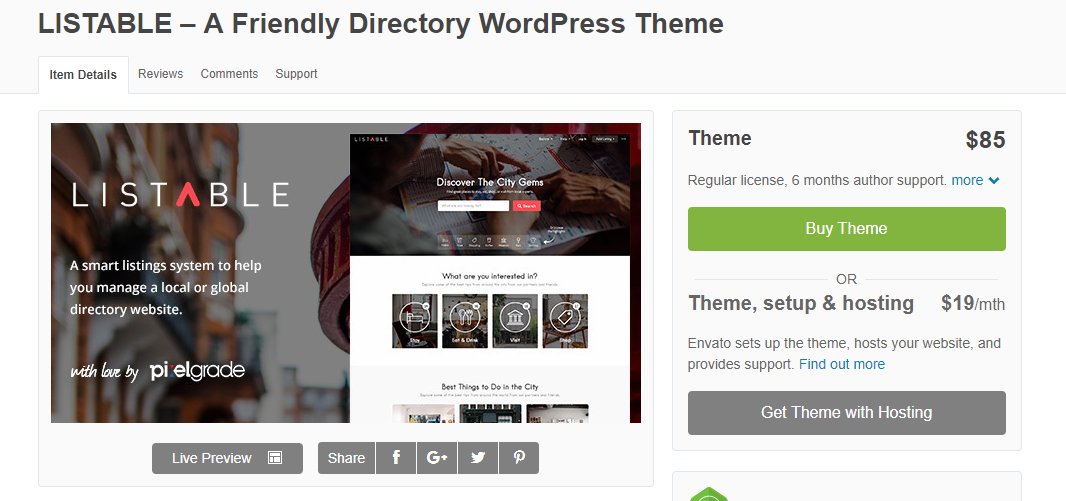 WordPress Directory Theme