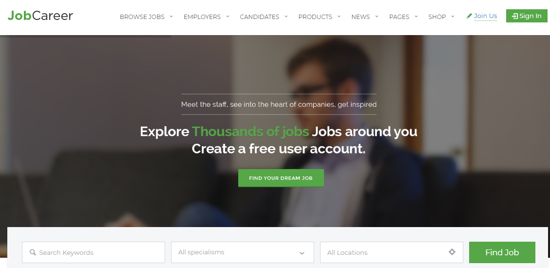 jobcareer- WordPress Job Board Themes