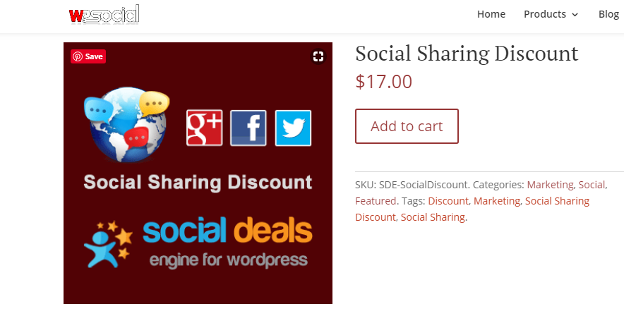social share discount plugins