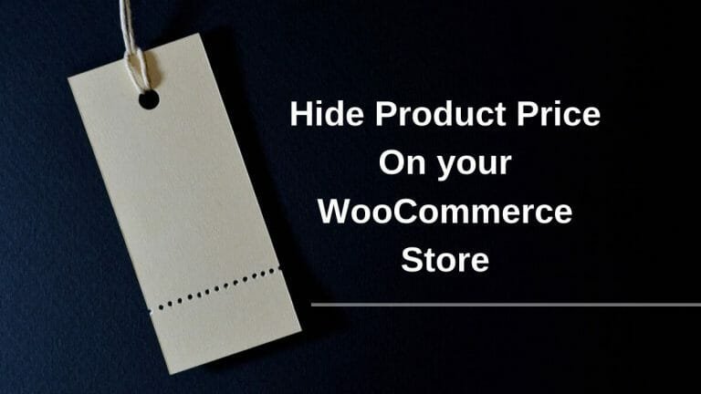 Hide prices WooCommerce