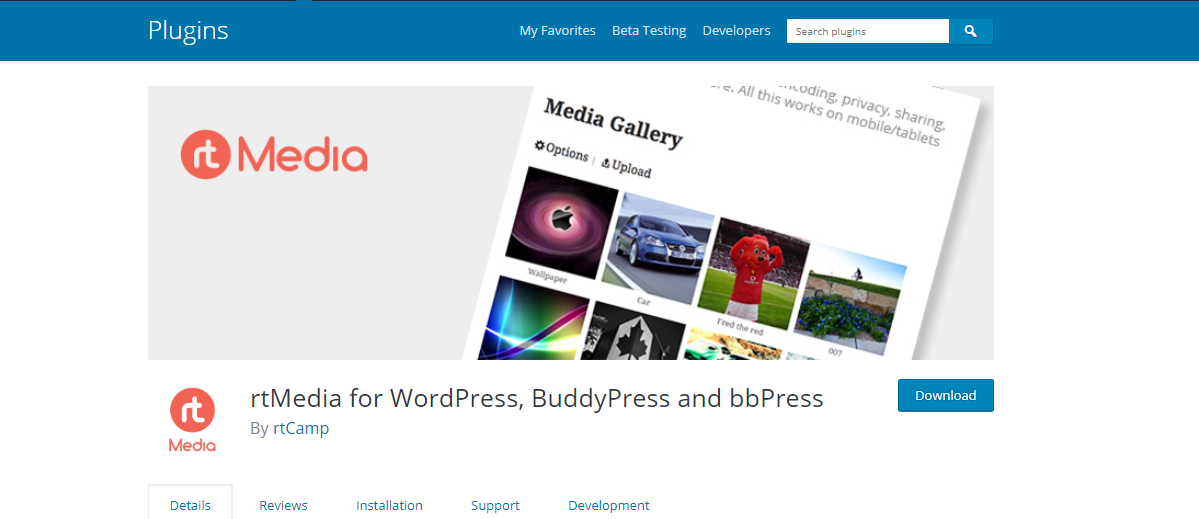 rtMedia for BuddyPress