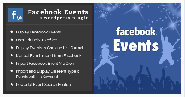 FaceBook Events For WordPress