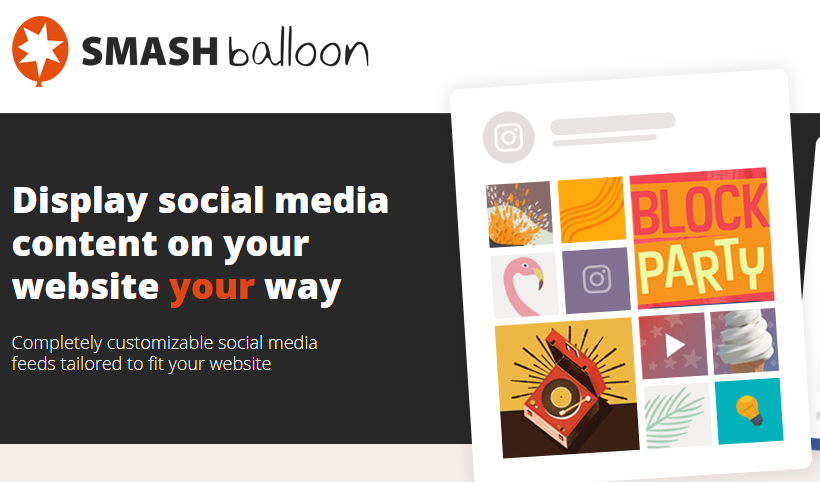 Smash balloon facebook WordPress plugin