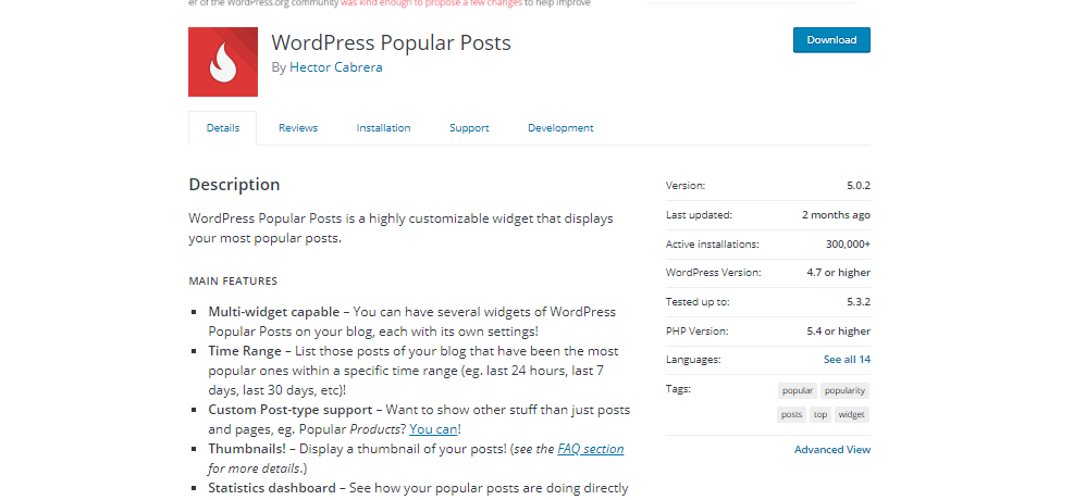 WordPress Popular Post Plugins For WordPress