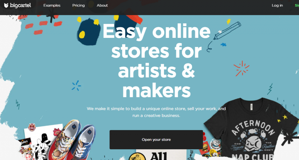 online store for artists