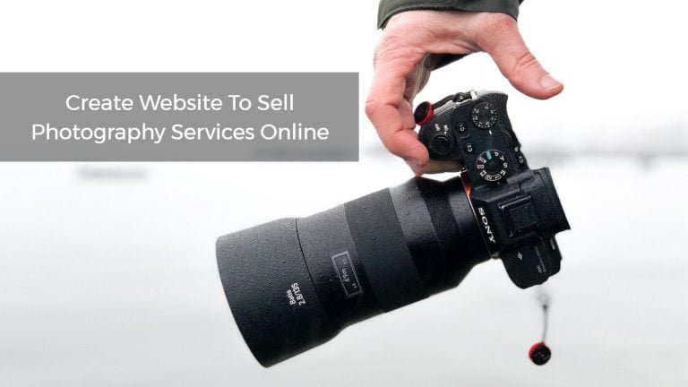 Sell Photography Services Online