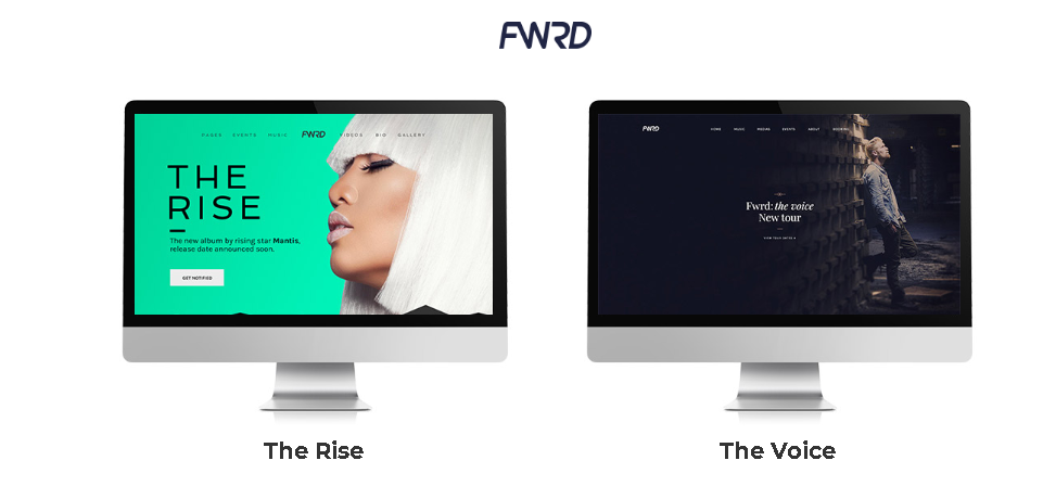 FWRD: Music WordPress Themes