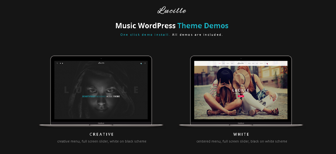 Lucille: Music WordPress Themes