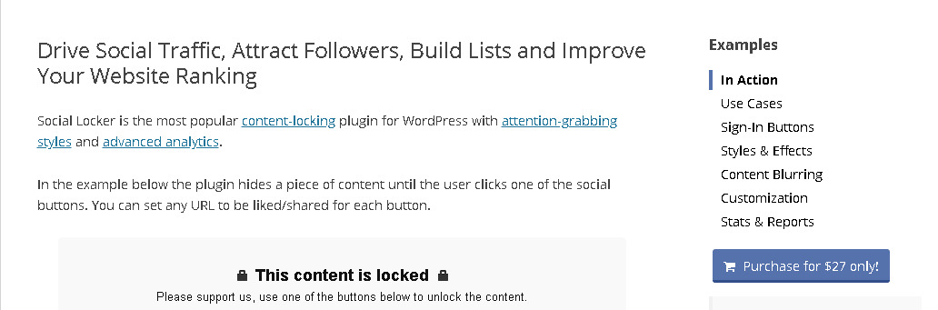 Content Locker WordPress Plugins