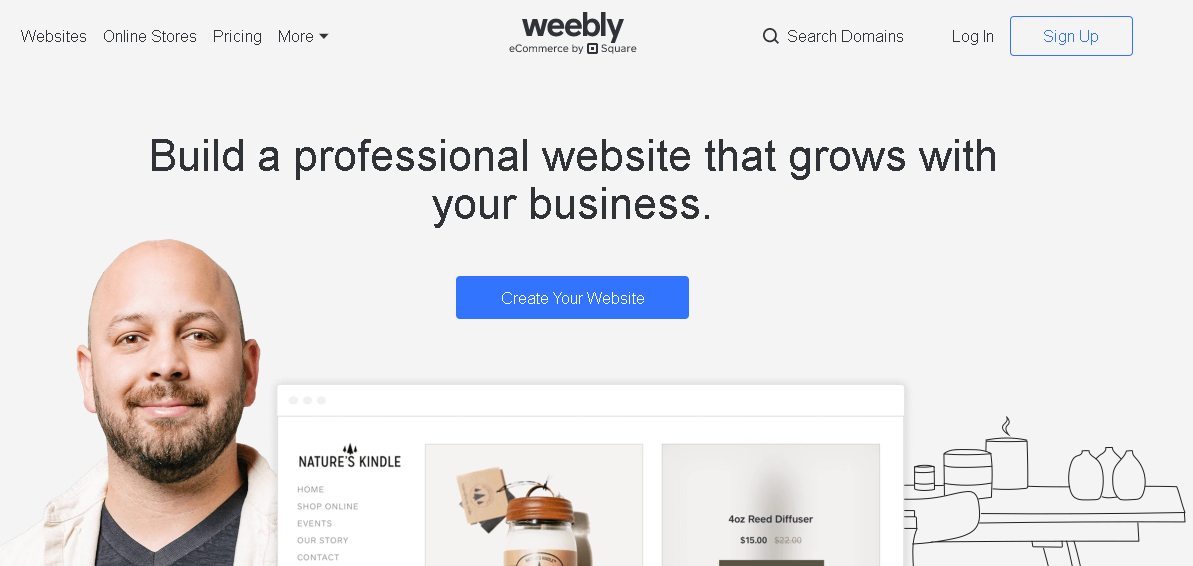 weebly- content management software 