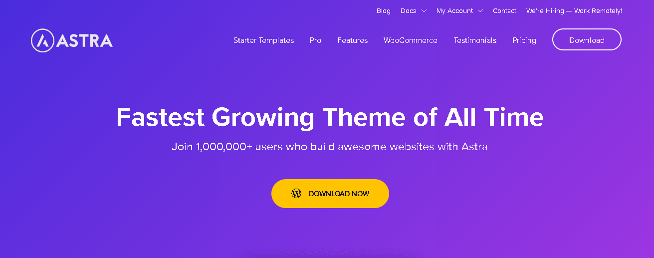 Astra: free WordPress eCommerce themes