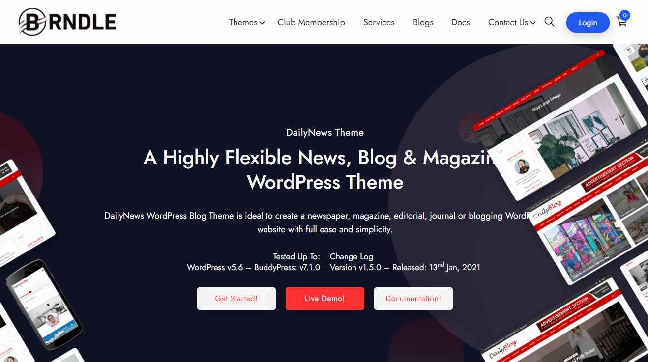 Adsense optimized WordPress Themes-Daily News