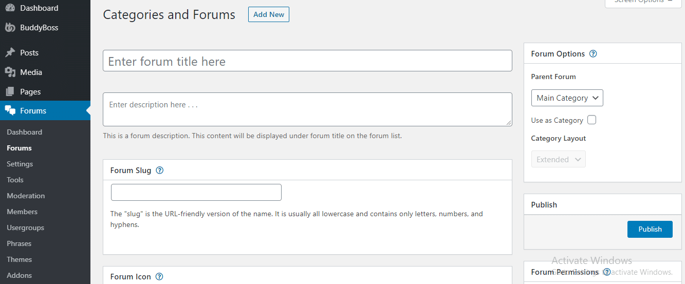 How To Add New Forum Using wpForo