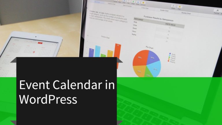 event calendar in WordPress