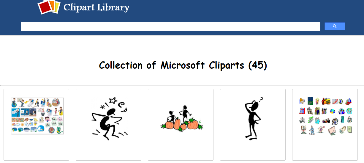 Microsoft Clipart Library