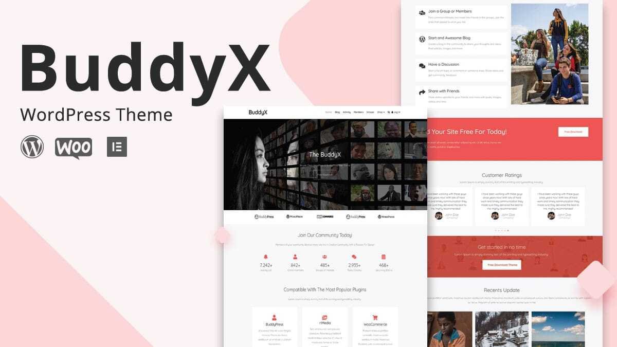 BuddyX Theme: Create a Health Website