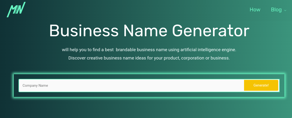 Business Name Generator _ Find Your Corporate Name FREE - My Corp. Name