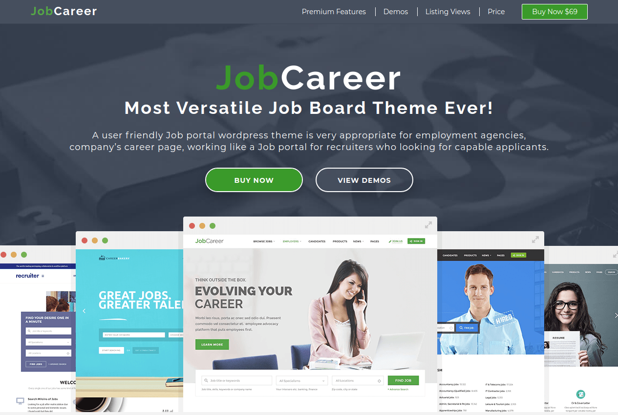 Job Career - Job Board WordPress Theme