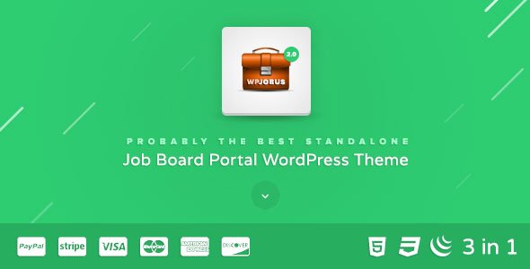 WPJobus - Job Board and Resumes WordPress Theme