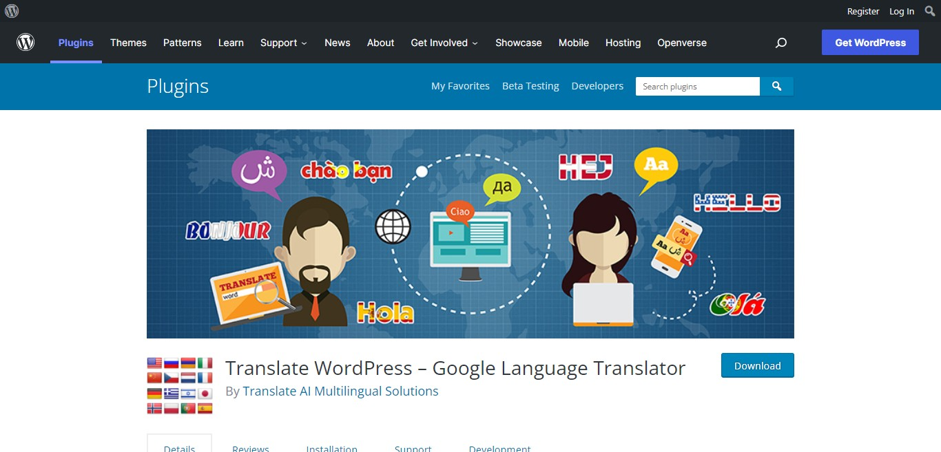 Google language translater