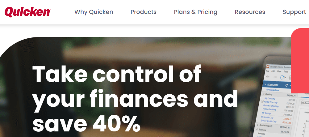Quicken- Best Financial Management Software