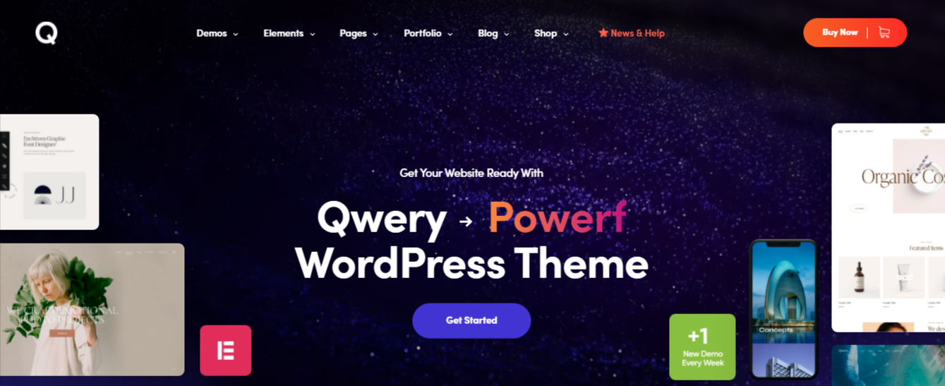 Qwery - Top Premium WordPress Themes