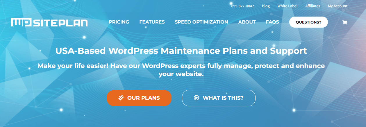 WP SitePlan- WordPress Website Maintenance Service