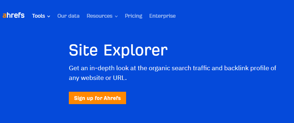 Ahrefs- Website Optimization Tools