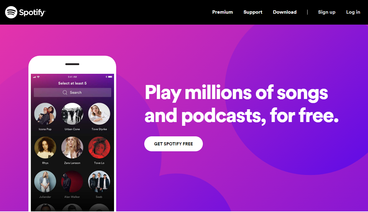 Spotify- Successful Progressive Web Apps