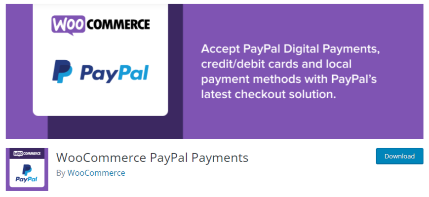 WooCommerce PayPal Payments plugin