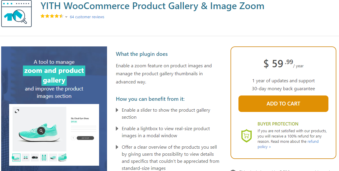 YITH WooCommerce Product Gallery & Image Zoom