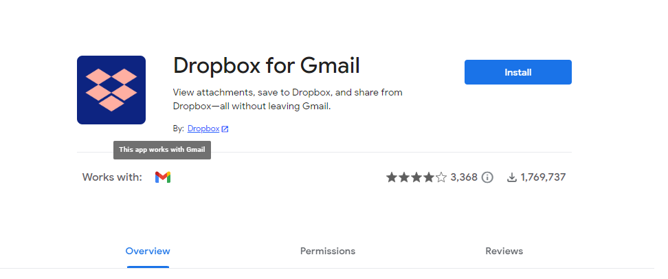 Dropbox for Gmail