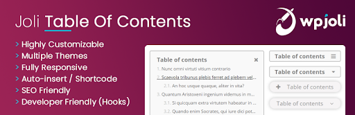 Top Table Of Contents WordPress Plugins