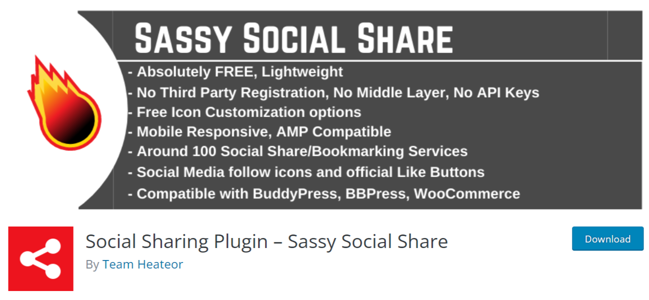social sharing plugin