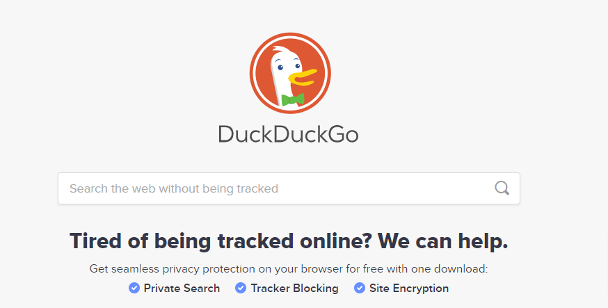 DuckDuckGo- Top Search Engines