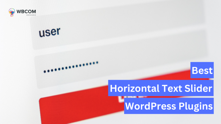 Best Horizontal Text Slider WordPress Plugins